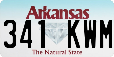 AR license plate 341KWM