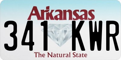 AR license plate 341KWR