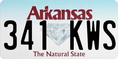 AR license plate 341KWS