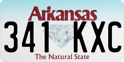 AR license plate 341KXC