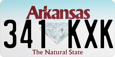 AR license plate 341KXK