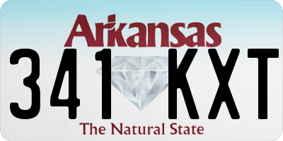 AR license plate 341KXT