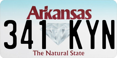 AR license plate 341KYN