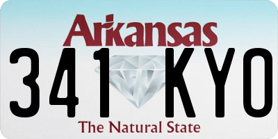 AR license plate 341KYO