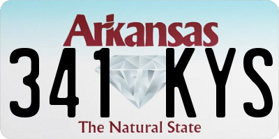 AR license plate 341KYS