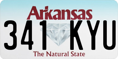 AR license plate 341KYU
