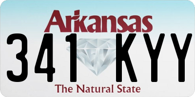 AR license plate 341KYY