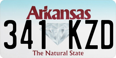 AR license plate 341KZD