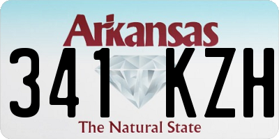AR license plate 341KZH