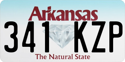 AR license plate 341KZP
