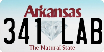 AR license plate 341LAB
