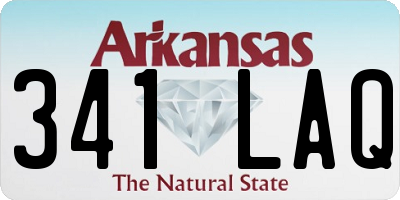 AR license plate 341LAQ