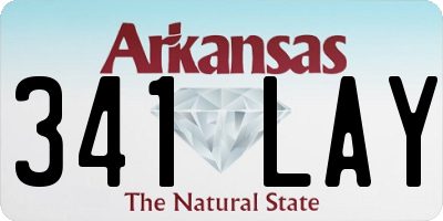 AR license plate 341LAY