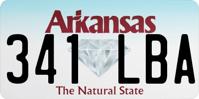 AR license plate 341LBA