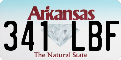 AR license plate 341LBF
