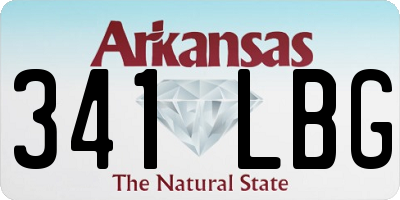 AR license plate 341LBG