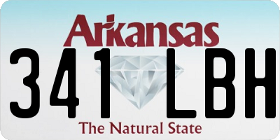 AR license plate 341LBH