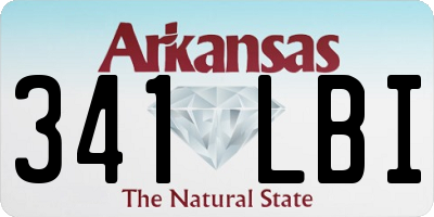 AR license plate 341LBI