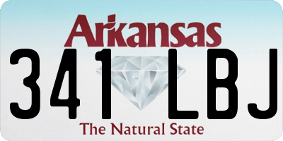 AR license plate 341LBJ
