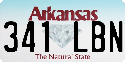 AR license plate 341LBN