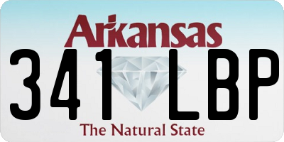 AR license plate 341LBP
