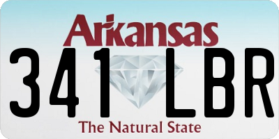 AR license plate 341LBR
