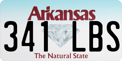 AR license plate 341LBS