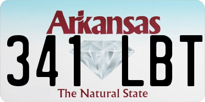 AR license plate 341LBT
