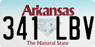 AR license plate 341LBV