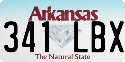 AR license plate 341LBX