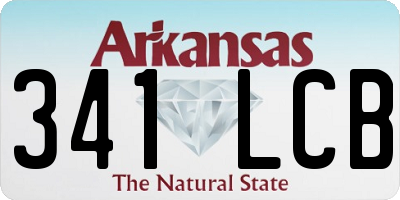 AR license plate 341LCB