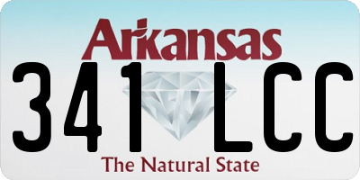 AR license plate 341LCC