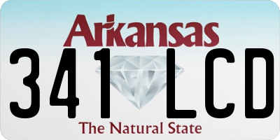 AR license plate 341LCD