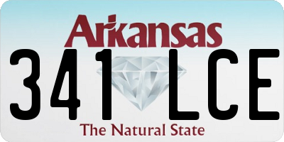 AR license plate 341LCE