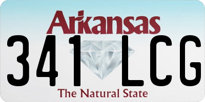 AR license plate 341LCG