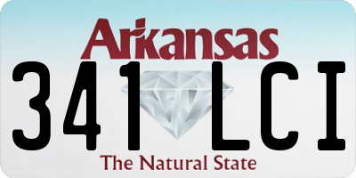AR license plate 341LCI
