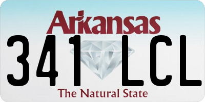 AR license plate 341LCL