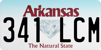 AR license plate 341LCM