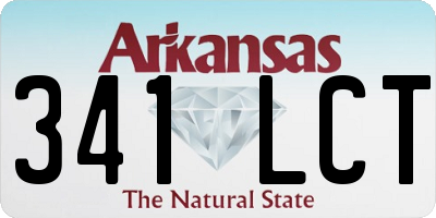 AR license plate 341LCT