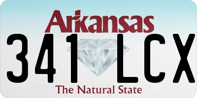 AR license plate 341LCX
