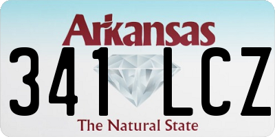 AR license plate 341LCZ