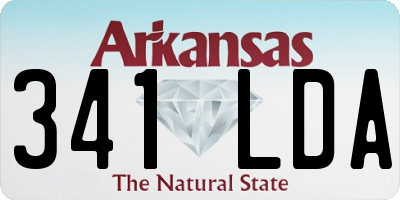 AR license plate 341LDA