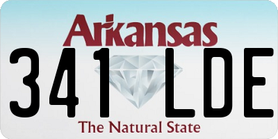 AR license plate 341LDE