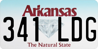 AR license plate 341LDG