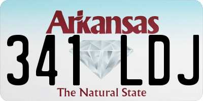 AR license plate 341LDJ