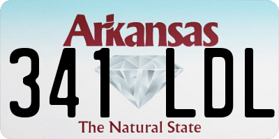 AR license plate 341LDL
