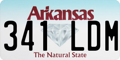 AR license plate 341LDM