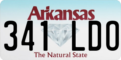 AR license plate 341LDO