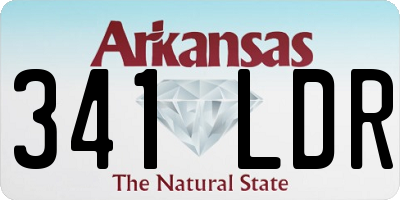 AR license plate 341LDR