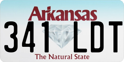 AR license plate 341LDT